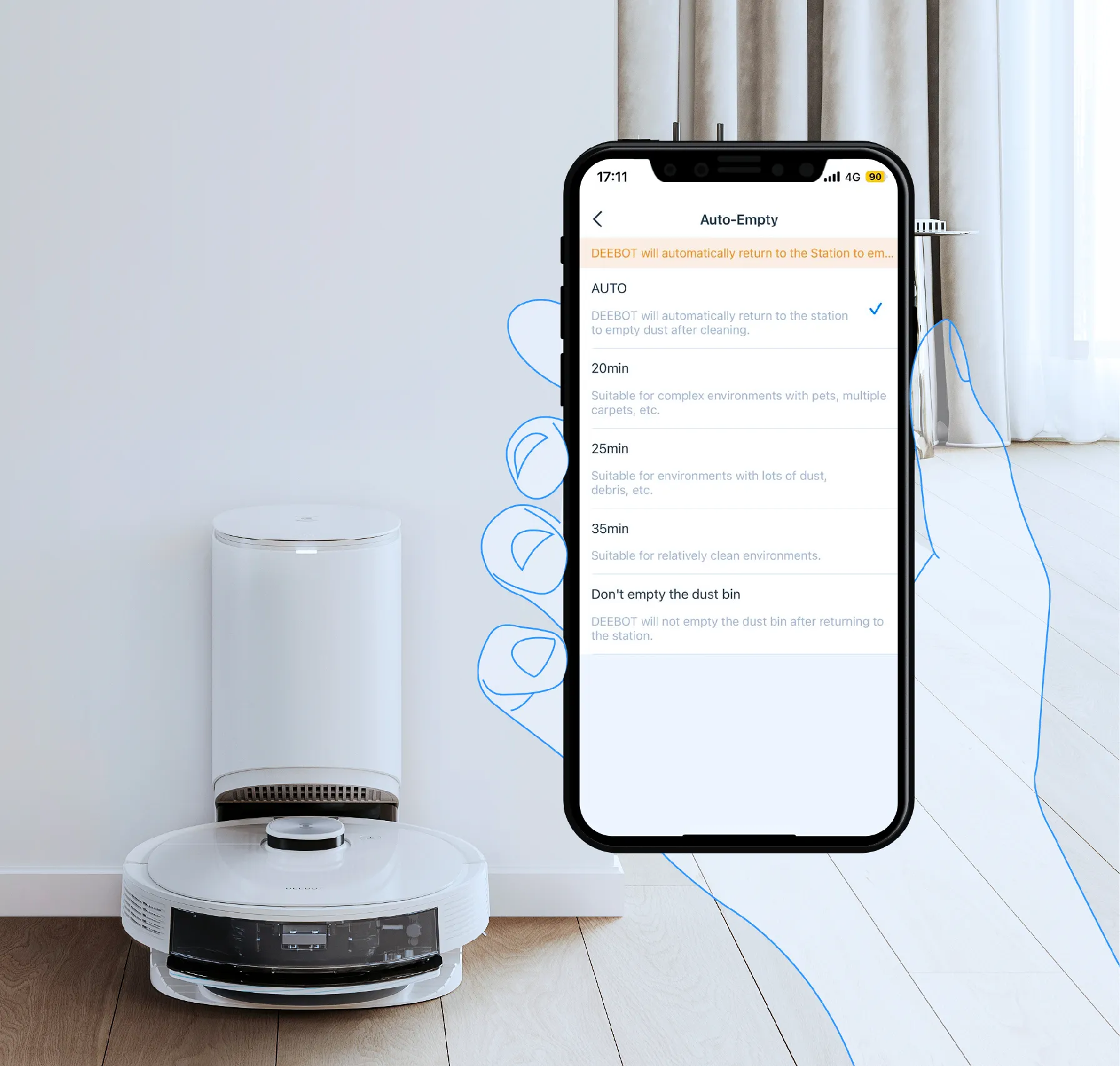 Various dust collection modes