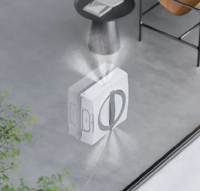 Fully upgraded Three-nozzle Wide-angle Spray Atomization Technology with wet mop for window cleaning