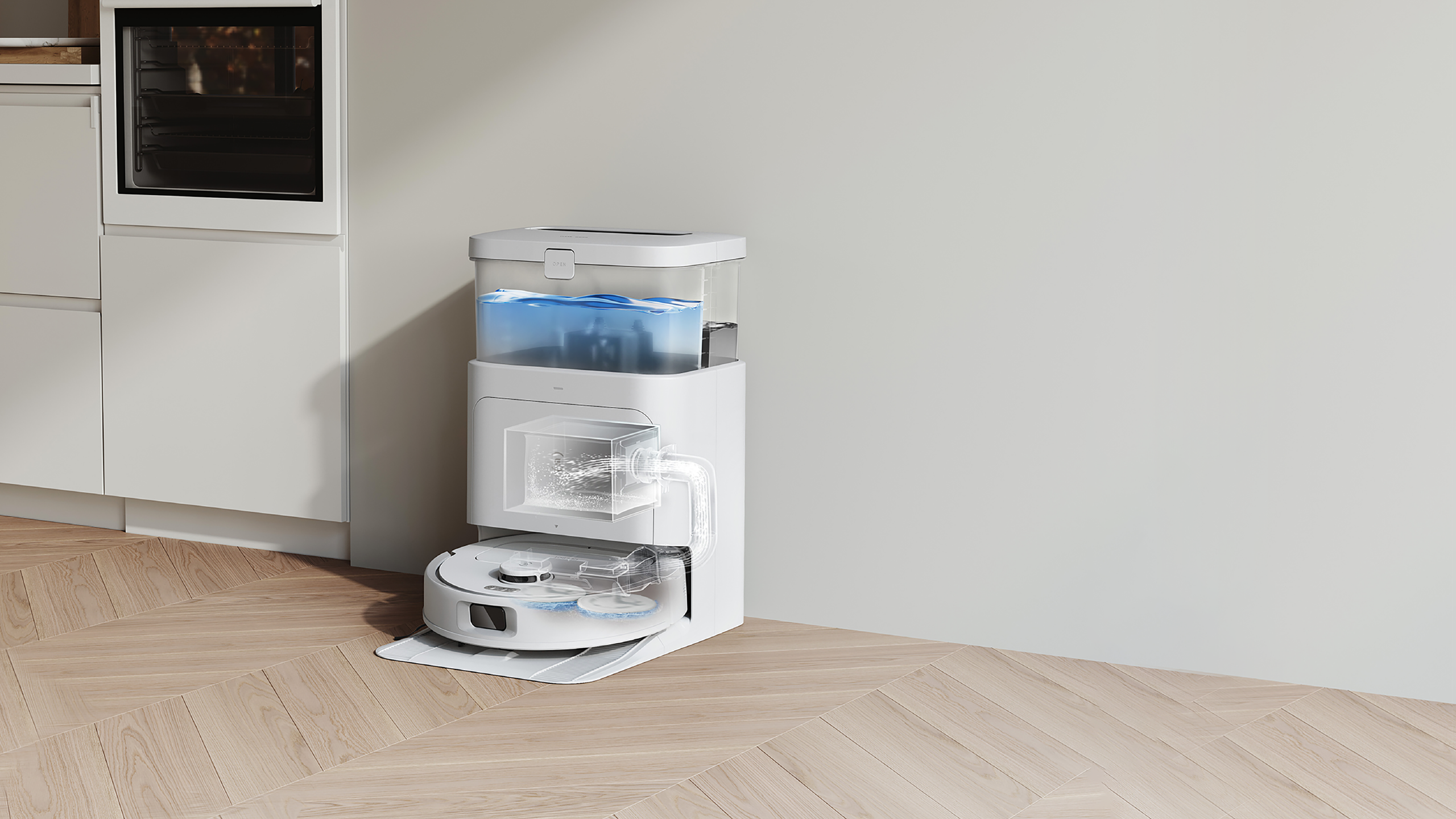 DEEBOT N30 PRO OMNI （ホワイト）お掃除ロボット（10,000Paの吸引力 