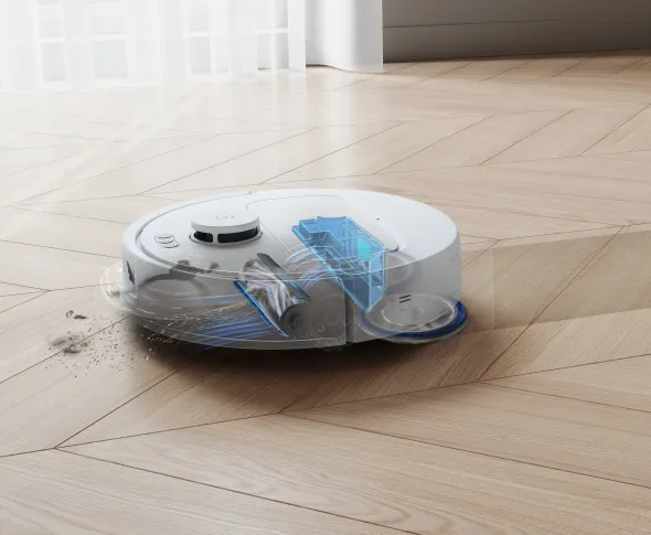 DEEBOT N30 PRO OMNI （ホワイト）お掃除ロボット（10,000Paの吸引力 