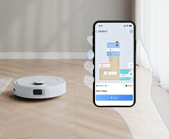 DEEBOT N30 PRO OMNI （ホワイト）お掃除ロボット（10,000Paの吸引力 