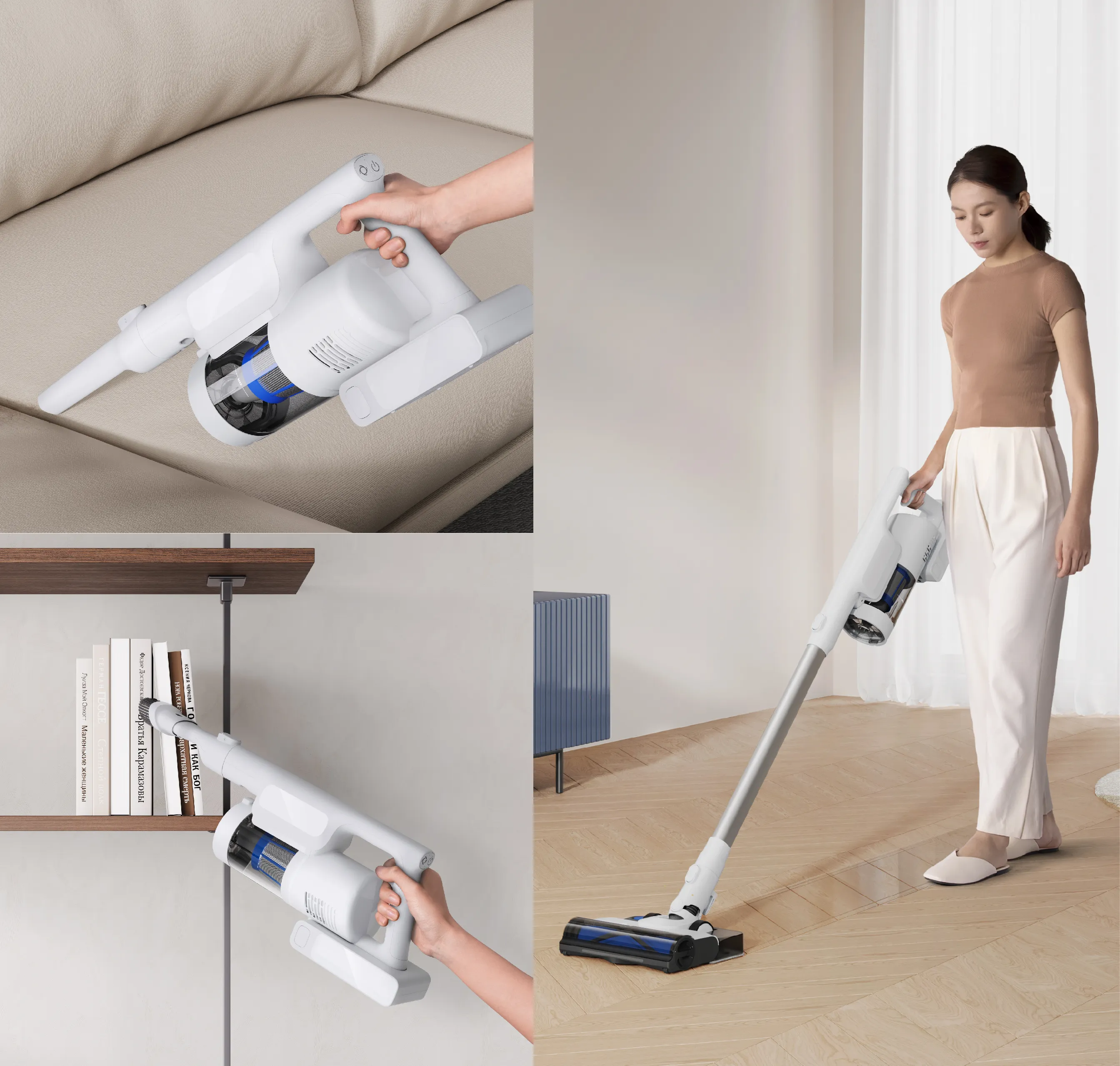 Aspirateur à main puissant pour un nettoyage multi-surfaces