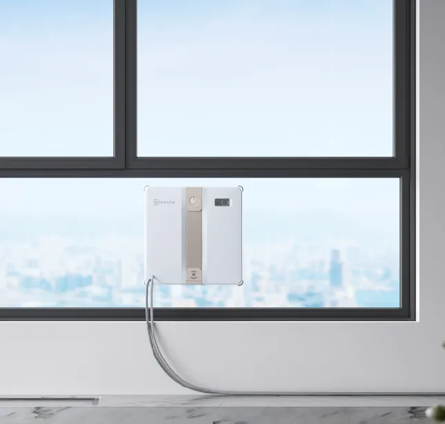 Passt sich beengten Fensterreinigungsszenarien flexibel an*