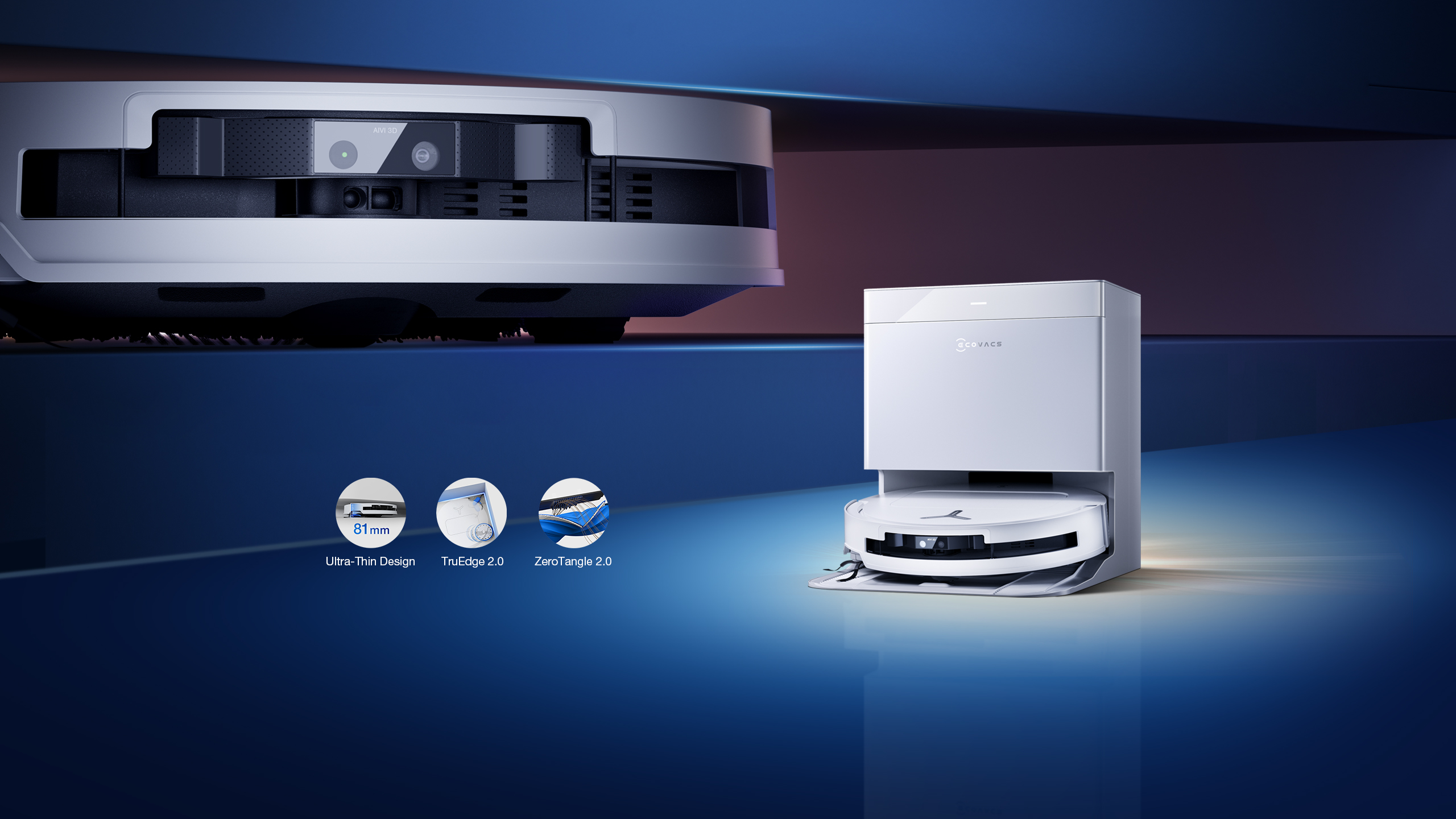 DEEBOT T50 PRO OMNI White(Auto Refill and Drain) - ECOVACS GLOBAL