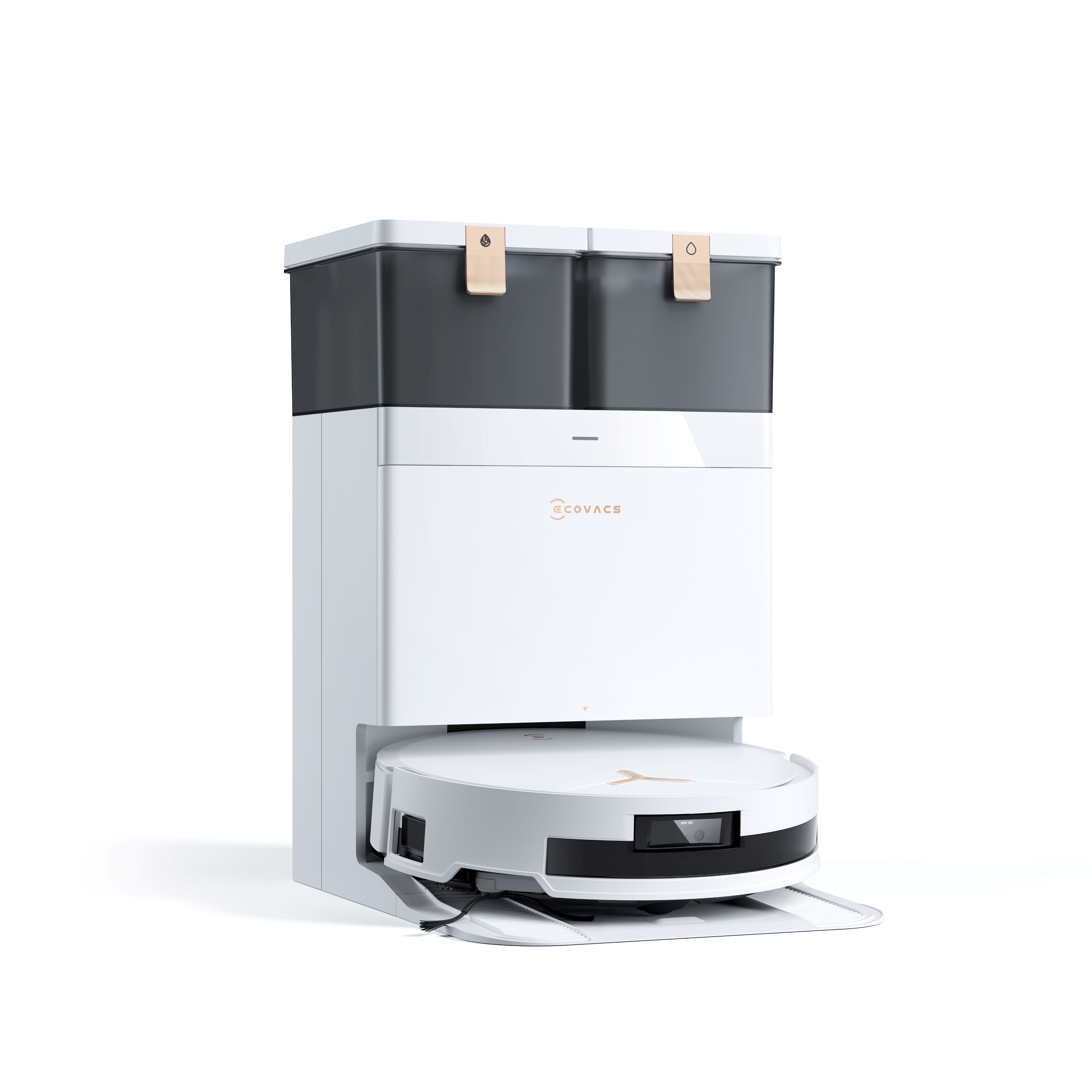 【極美品】ECOVACS T50 PRO OMNI ECOVACS ロボット掃除機 水拭き両用 15,000pa 薄型 エコバックス