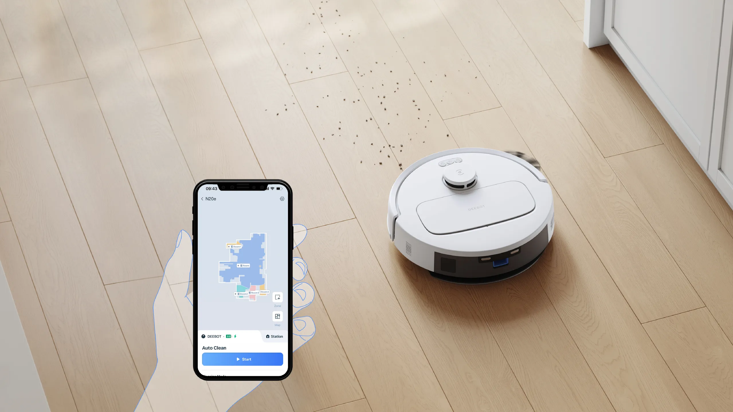 Introducing intuitive cleaning powered by carefully designed user-friendliness.