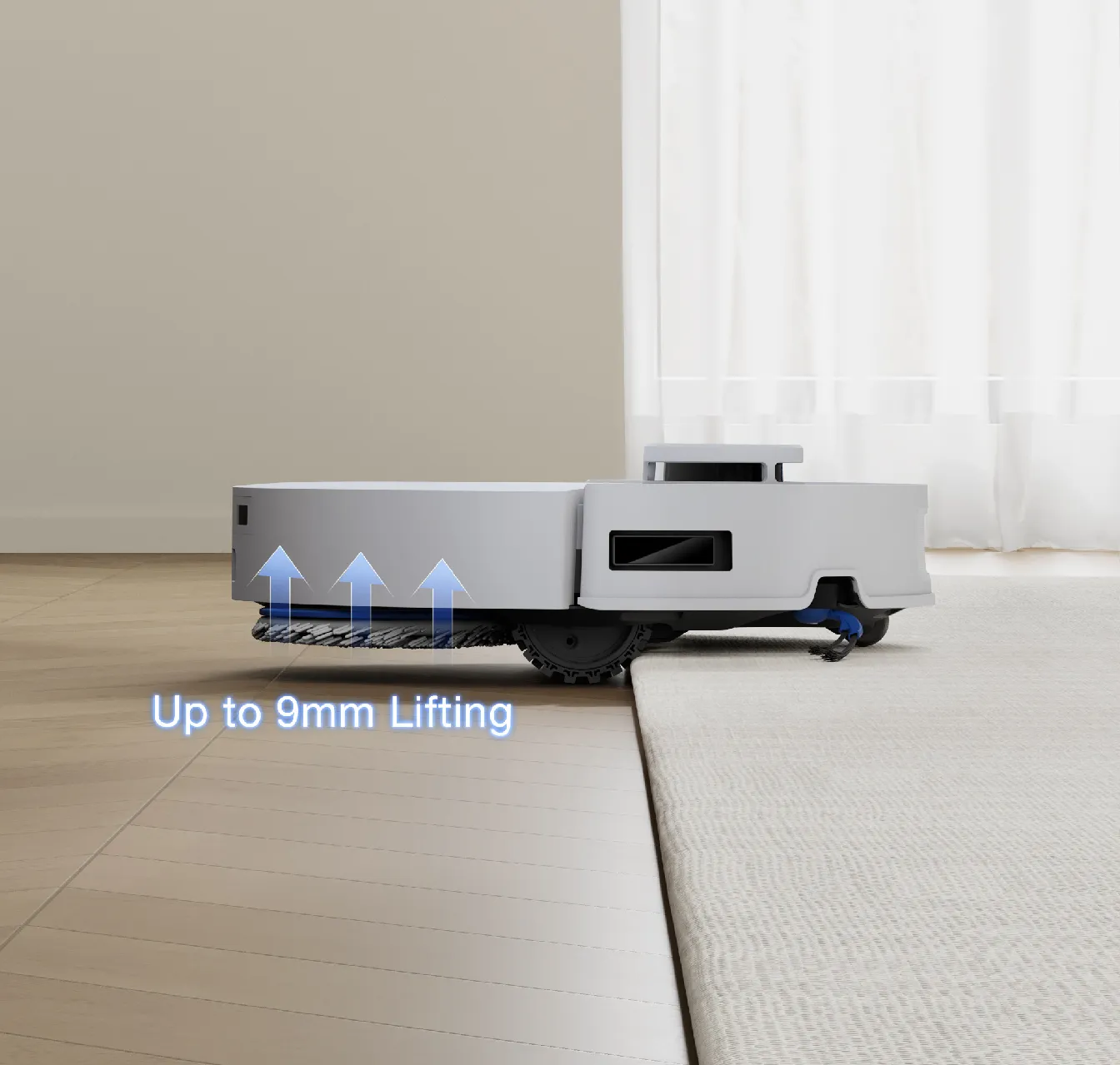 Carpet Cleaning Strategy and Auto-Lift Mopping 
