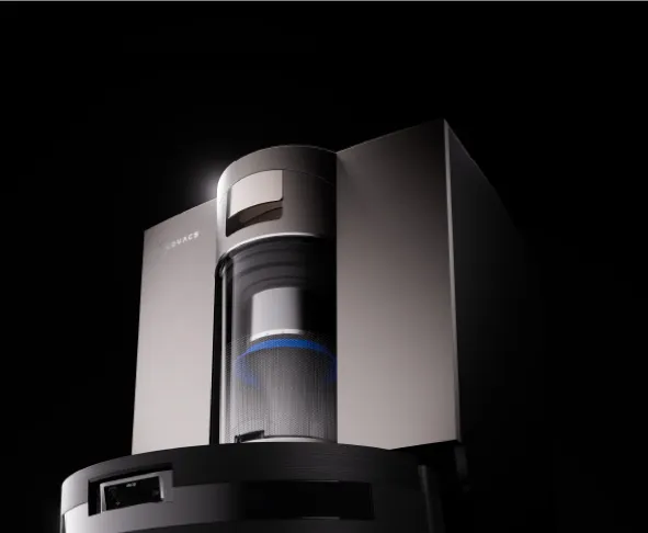 Minimalist Purity with a Metallic Touch שואב אבק רובוטי עם תחנת עגינה DEEBOT X11 OmniCyclone מבית Ecovacs