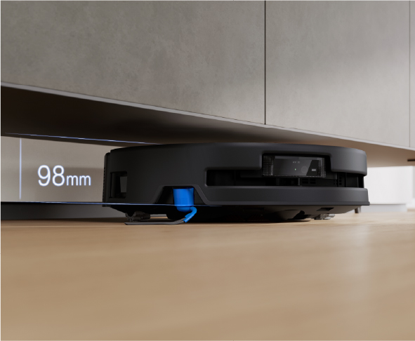 DEEBOT T80S OMNI ロボット 掃除機（超薄型、トリプルリフト、63℃熱風