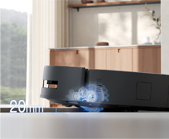 DEEBOT T80S OMNI ロボット 掃除機（超薄型、トリプルリフト、63℃熱風