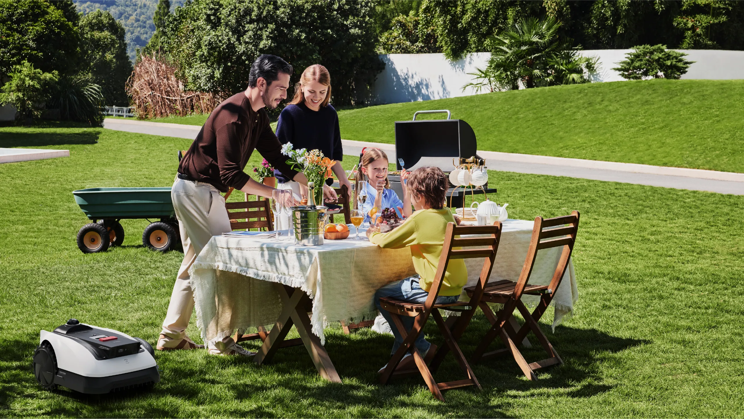 Ultimate Hands-free from Setup to Mow