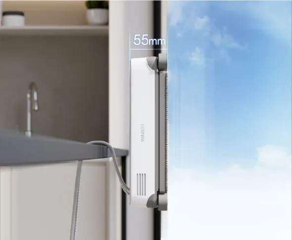 S'adapte de manière flexible à différents scénarios de nettoyage de vitres étroites