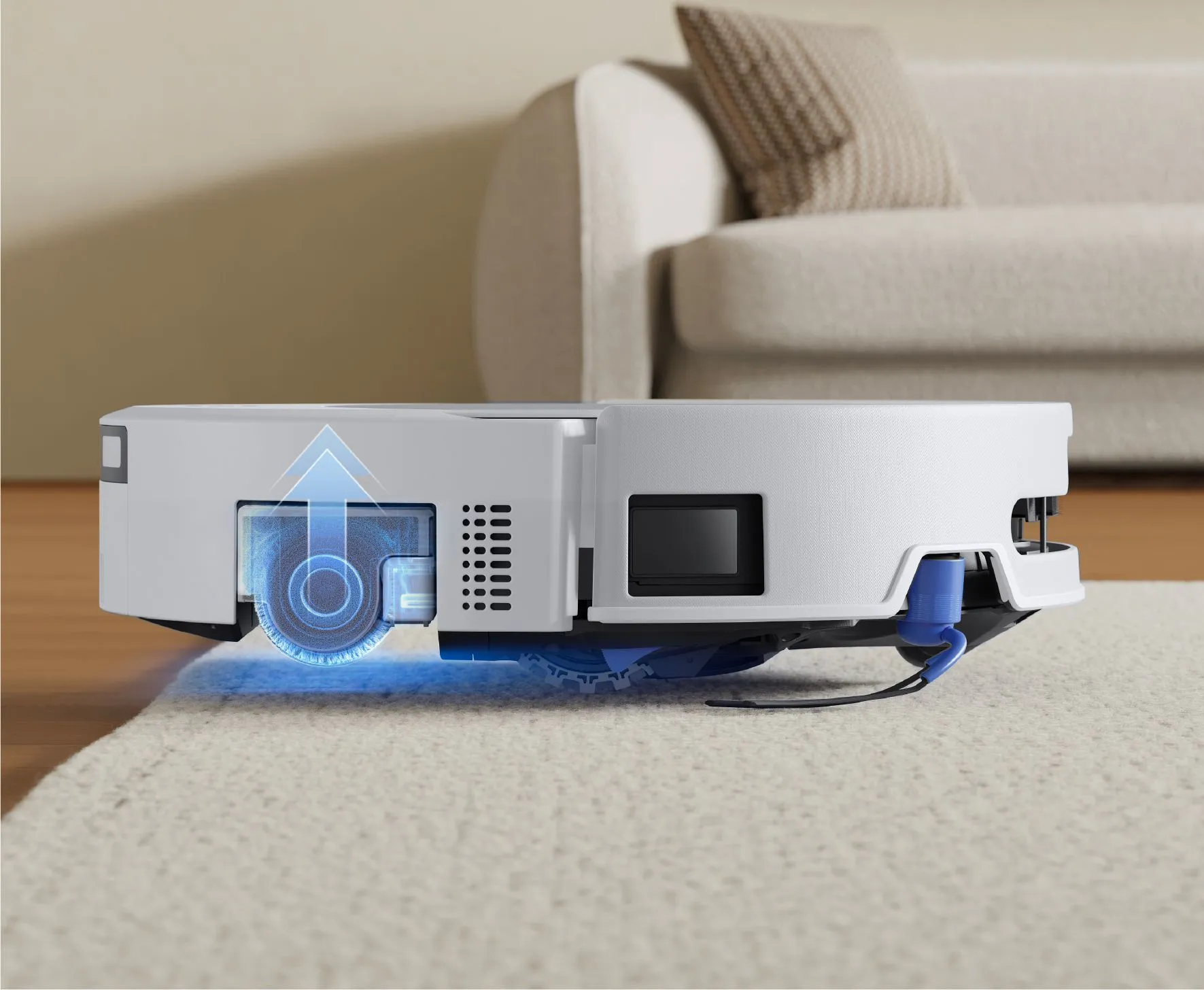 三重升降系統，實現精確乾濕分離