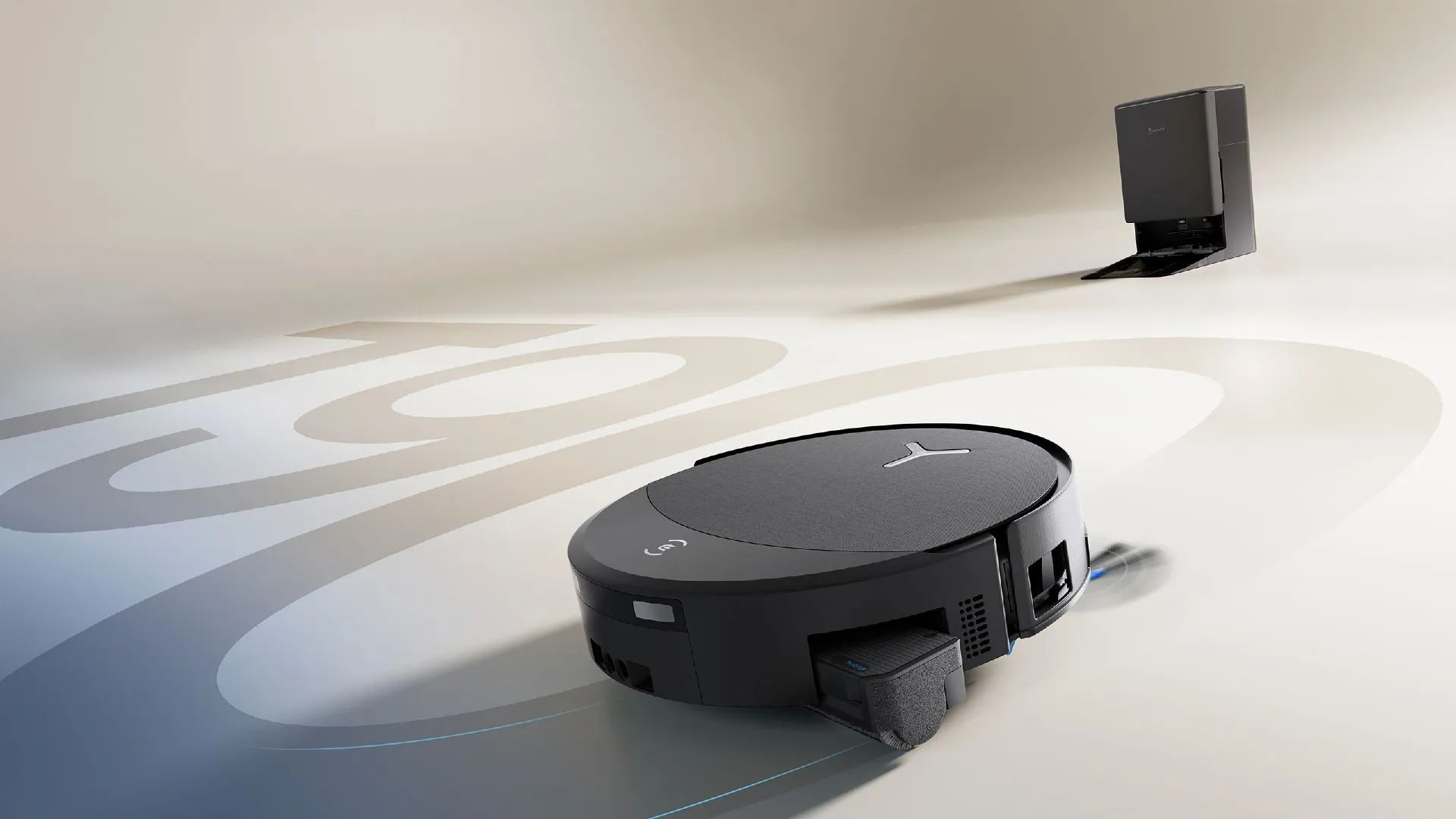 Robotas siurblys, sukurtas nepertraukiamai valymo galiai