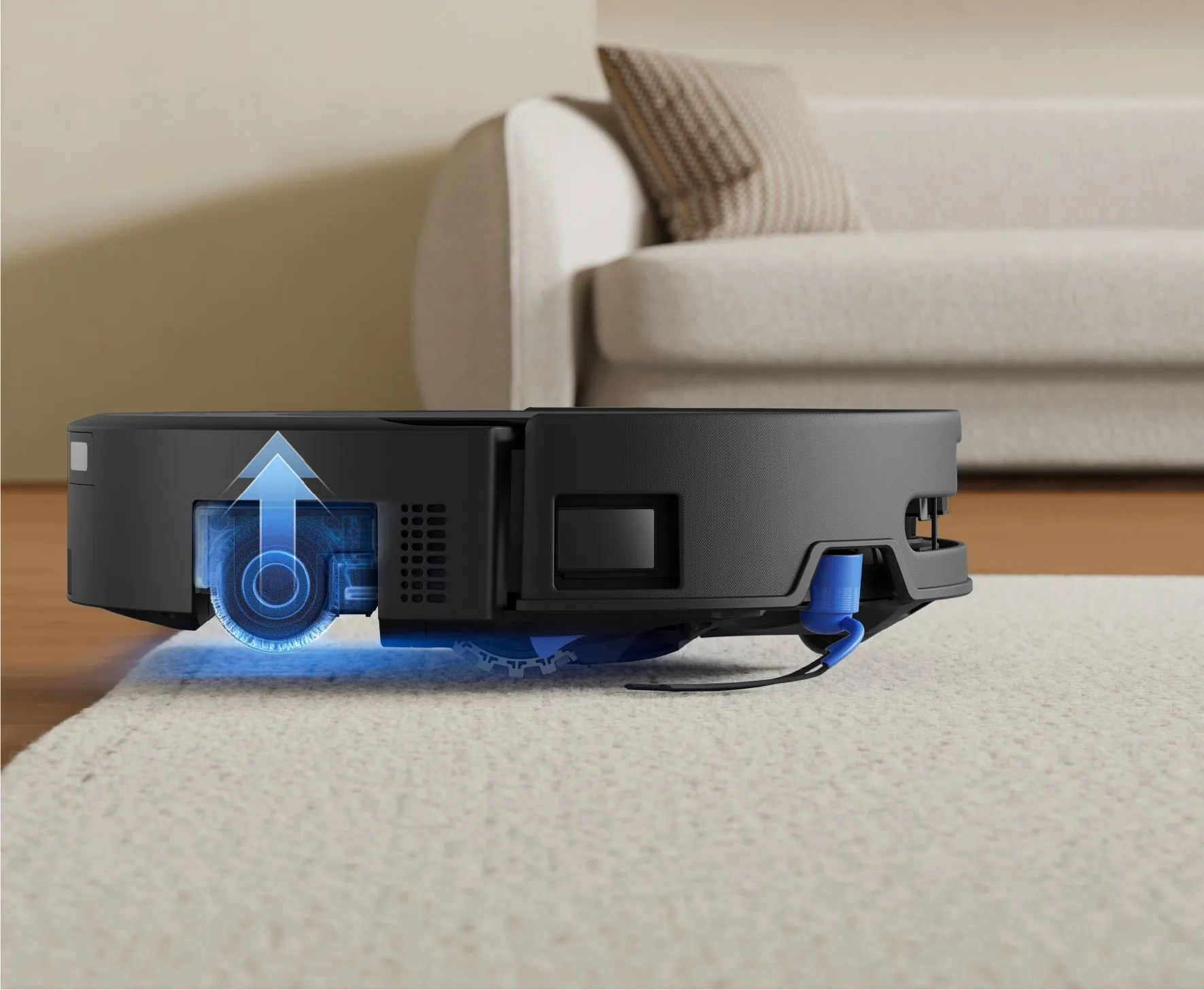 „Triple Lift“ su tiksliu sauso ir šlapio valymo atskyrimu