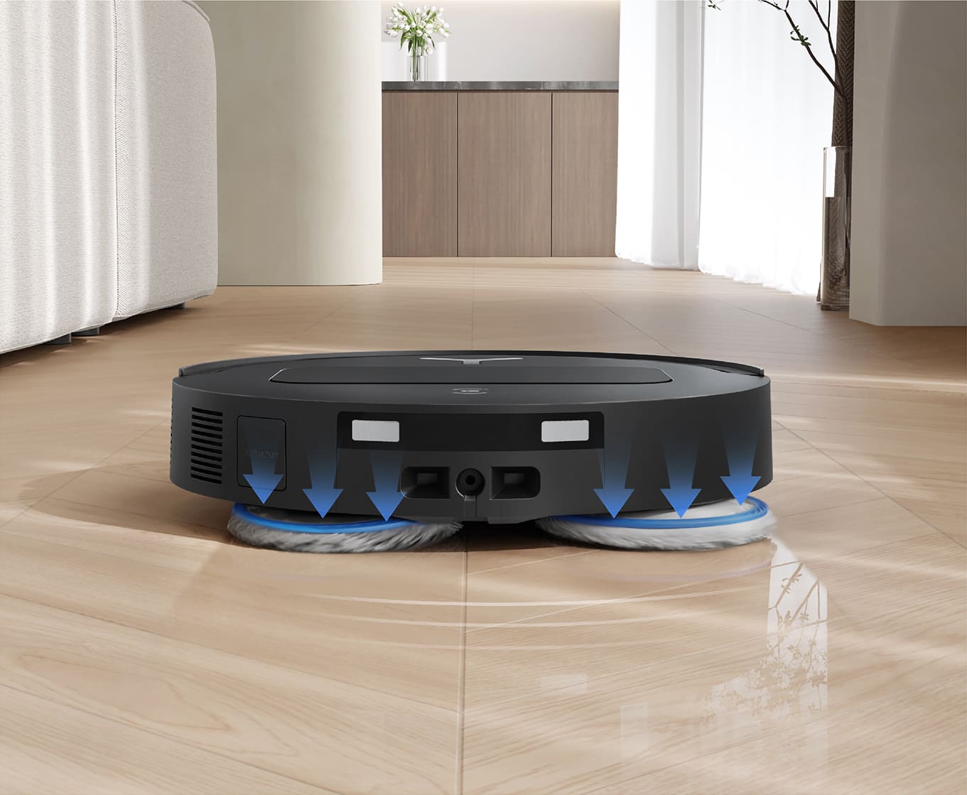 DEEBOT T50S OMNI ロボット 掃除機 （吸引力25,000Pa,モップ自動リフト