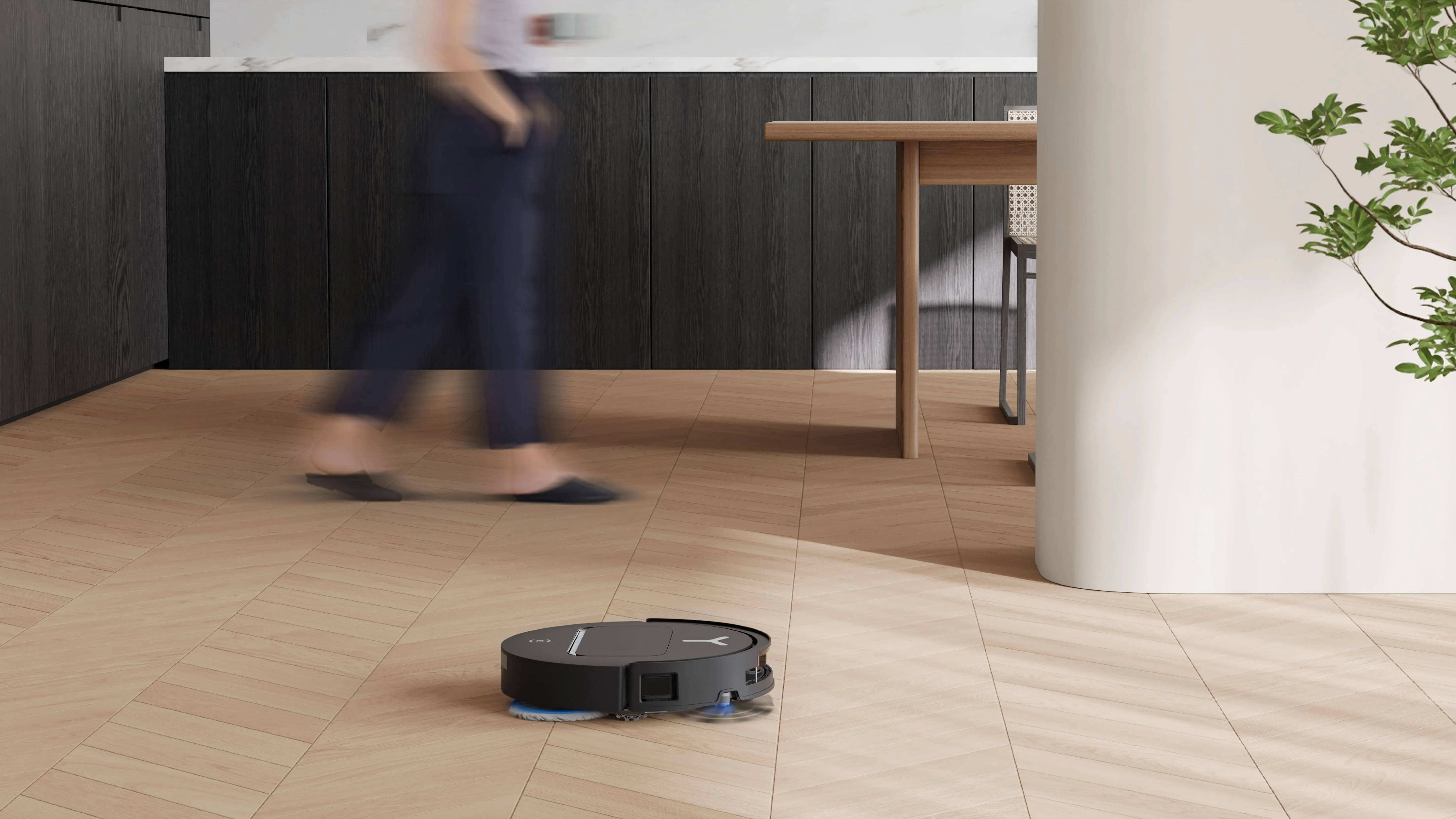 高精度なインテリジェント清掃で、隅々まで徹底的にクリーンに