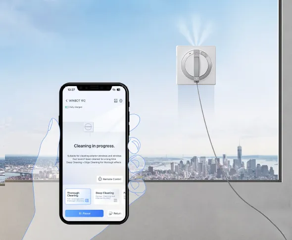 App intuitiva ECOVACS HOME