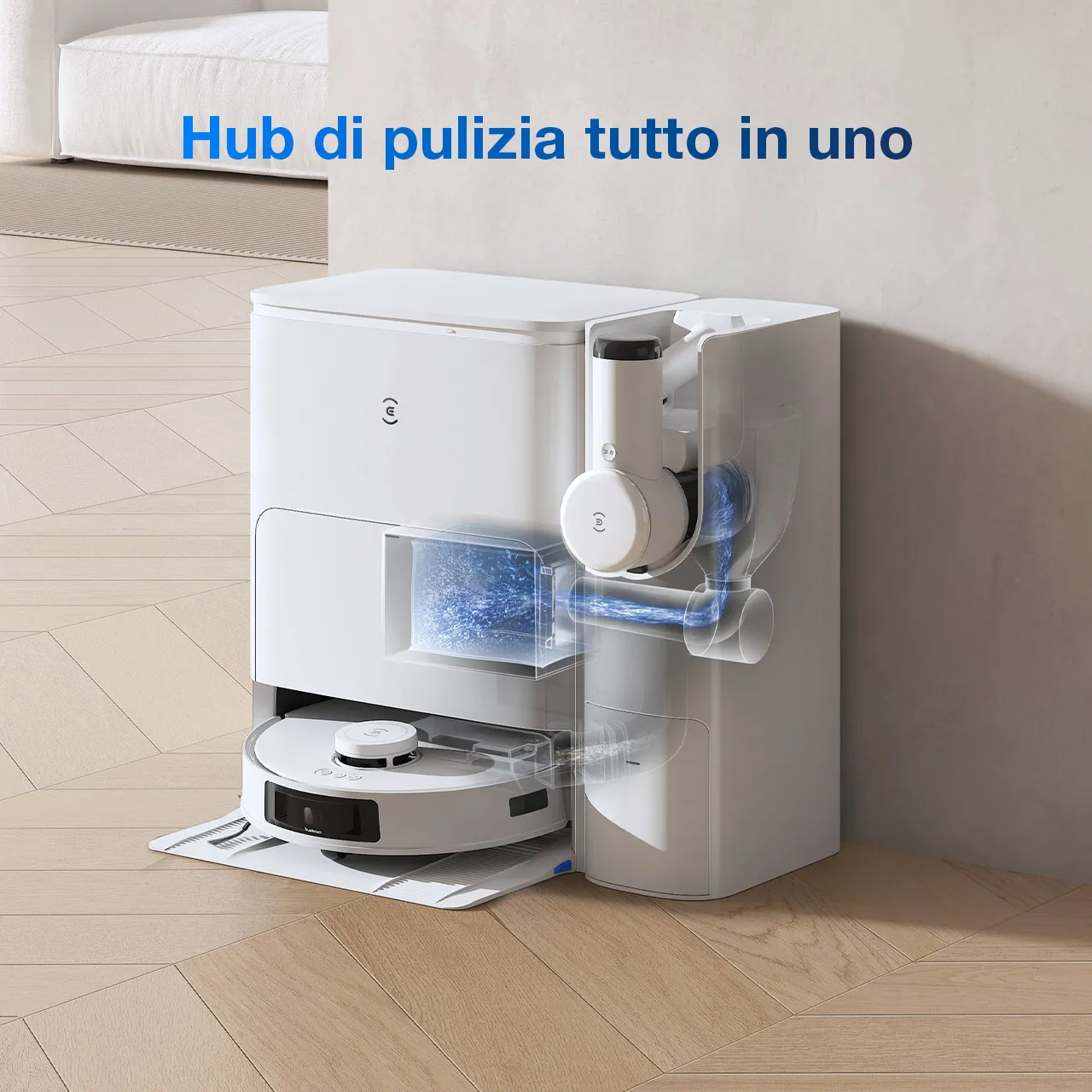 2All in One Cleaning Hub Black T30SCOMBO