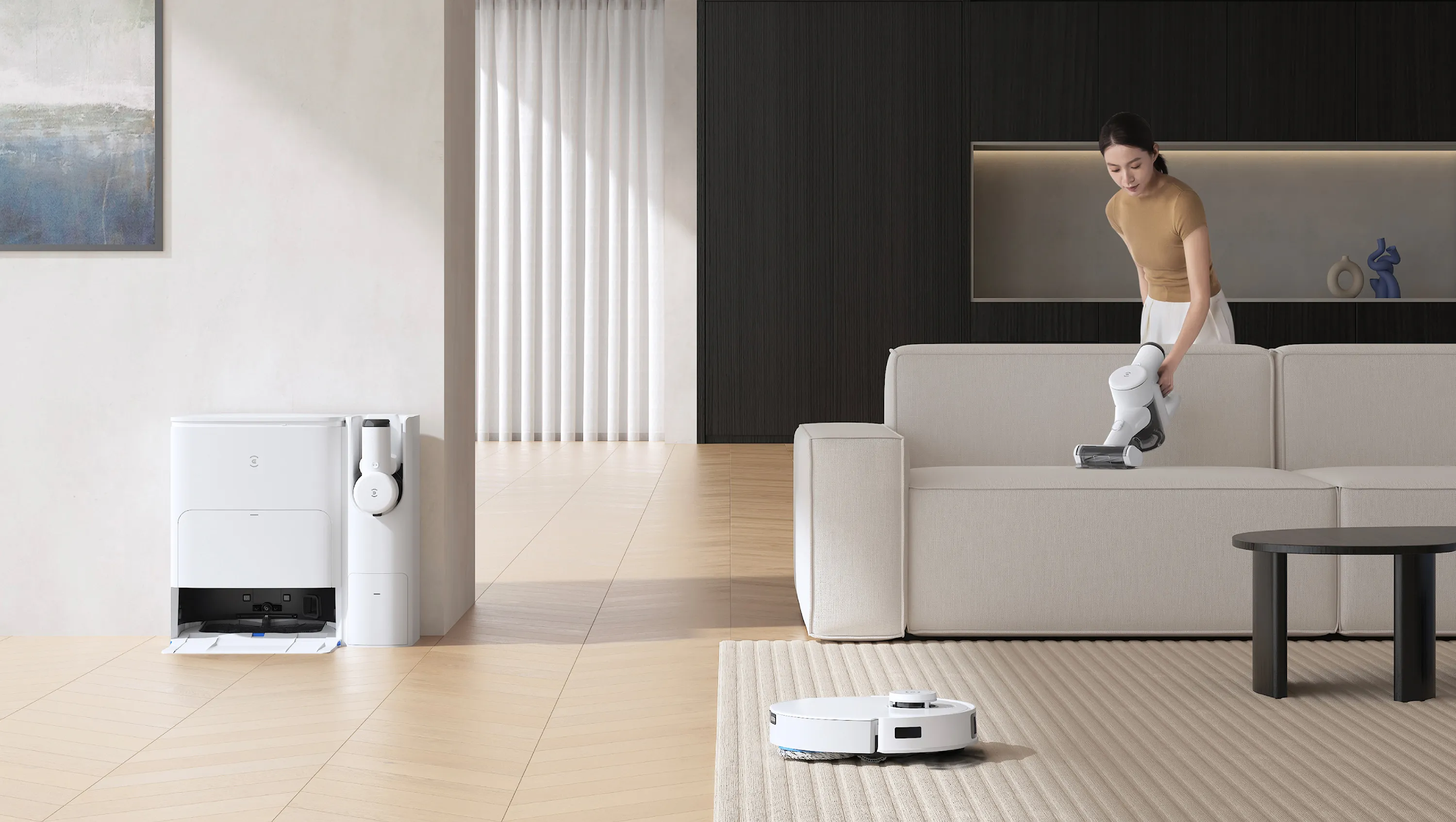 Prova la pulizia senza sforzo, con un robot leggero e versatile