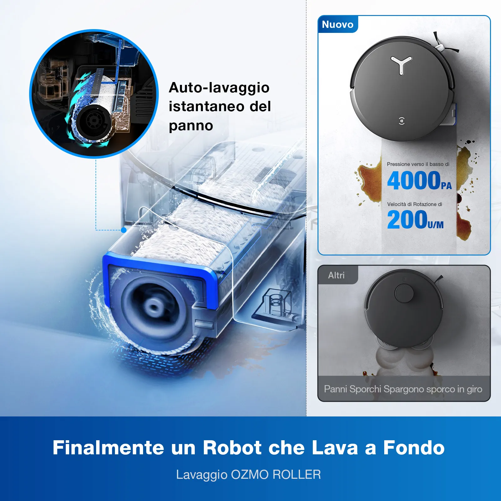 aspirapolvere robot deebot x8 omni 1