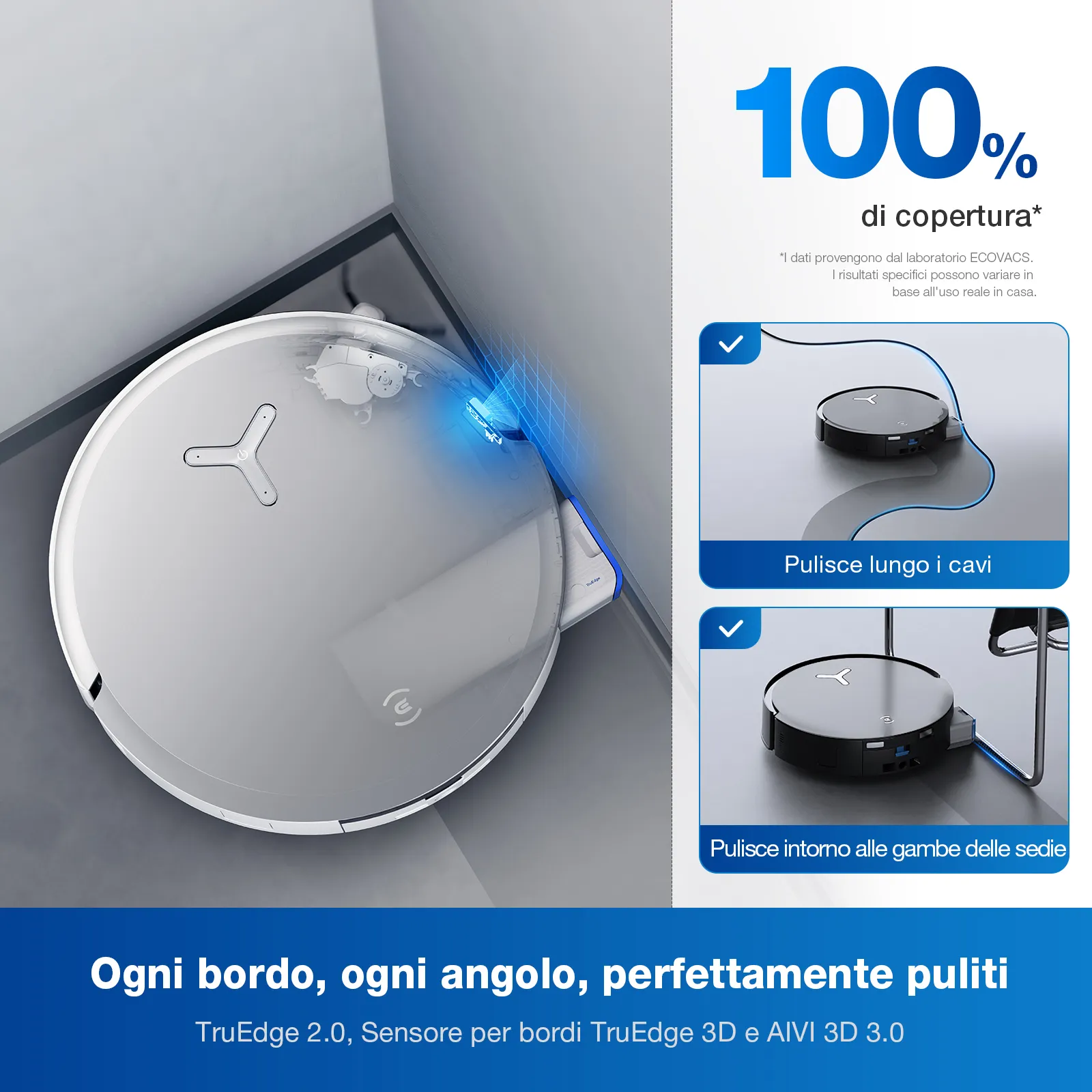 aspirapolvere robot deebot x8 omni white 2