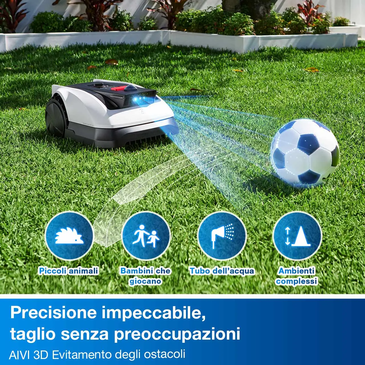 robot tagliaerba O500 Panorama 3