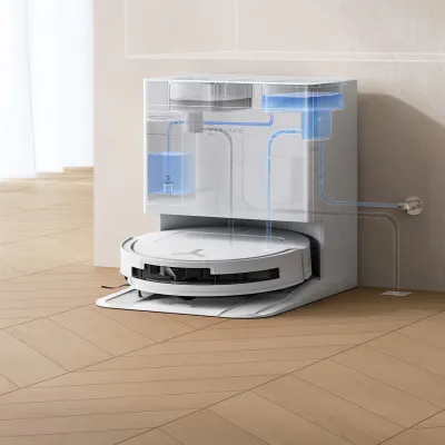 DEEBOT T50 PRO OMNI Bianco (ricarica e scarico automatici)