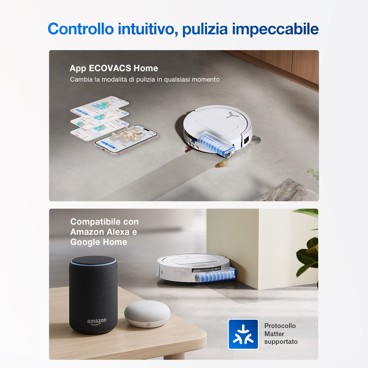 DEEBOT T80 OMNI Bianco - ECOVACS IT