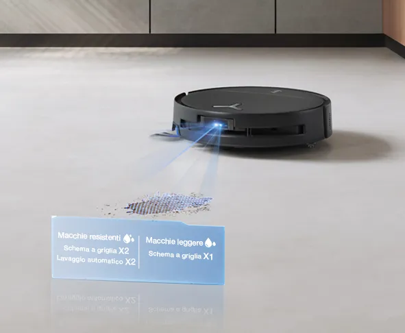 Tecnologia di rilevamento delle macchie AI Stain Detection 2.0