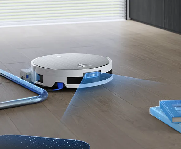 Tecnologia AIVI 3D 3.0 Omni-Approach Visione 3D ultra precisa per una pulizia più intelligente e sicura