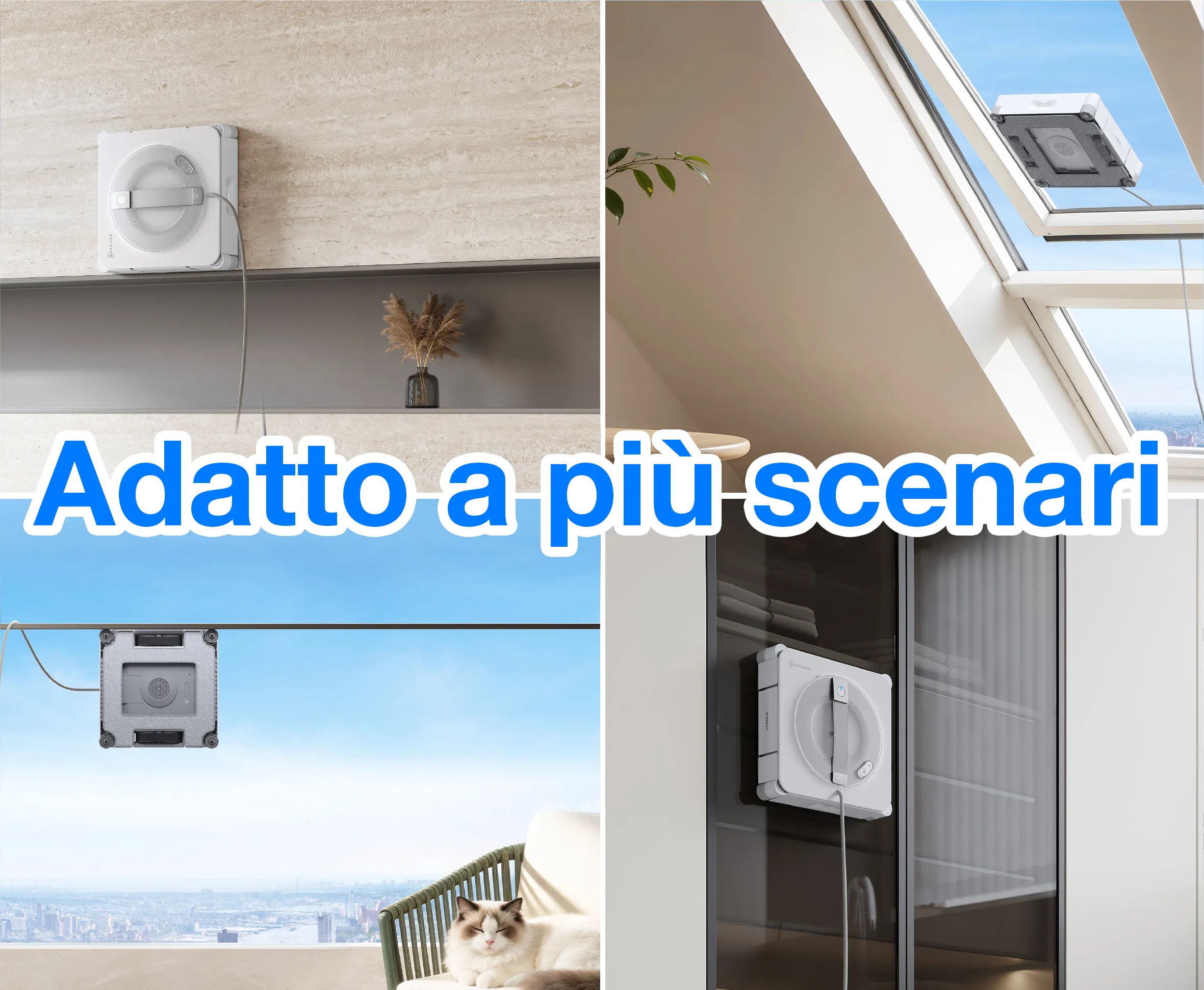 Versatilità su più superfici e scenari - Ideale per ogni ambiente domestico Versatilità su più superfici e scenari - Ideale per ogni ambiente domestico
