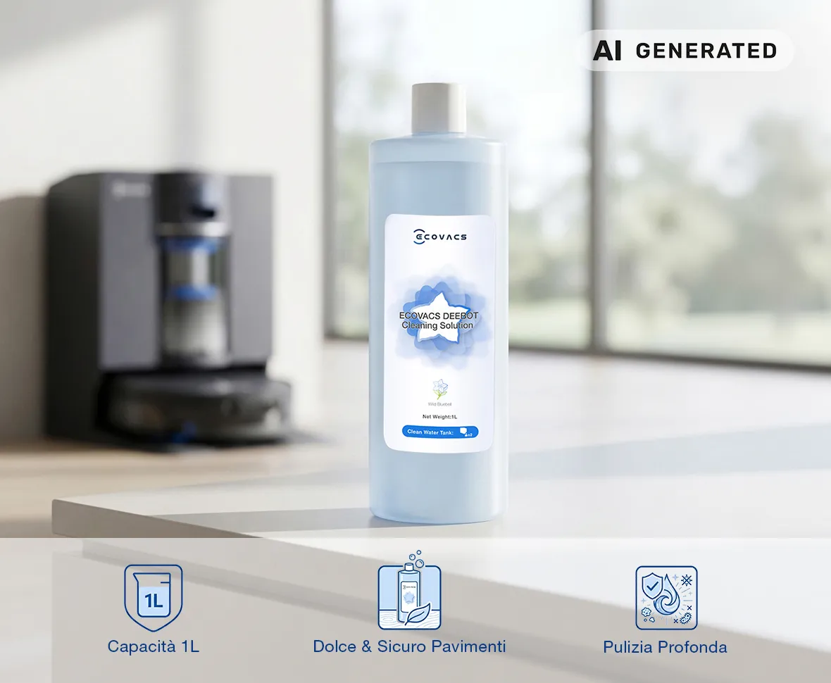 Soluzione Pulizia ECOVACS DEEBOT 1L Soluzione Pulizia ECOVACS DEEBOT 1L