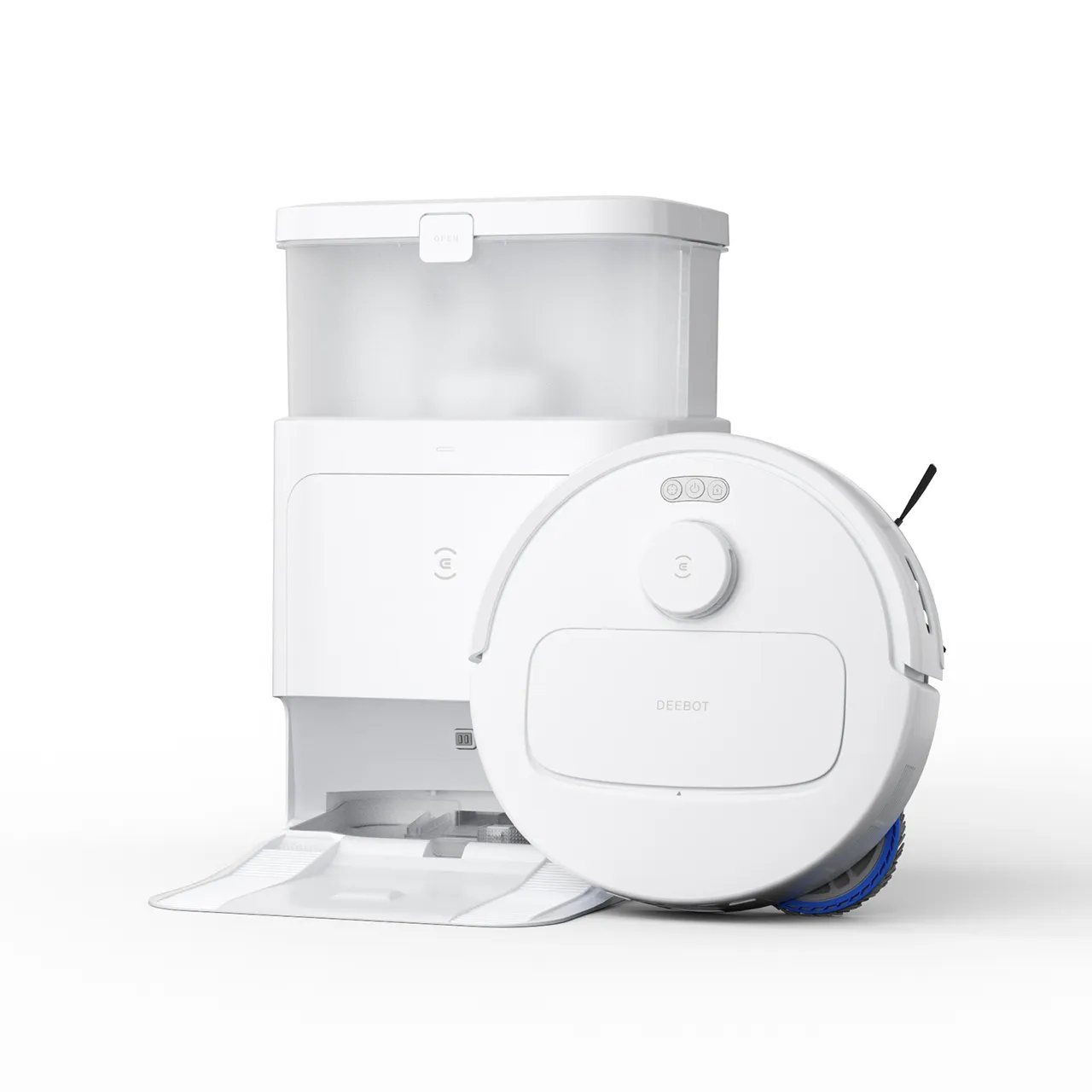DEEBOT N30 PRO OMNI （ホワイト）お掃除ロボット（10,000Paの吸引力 