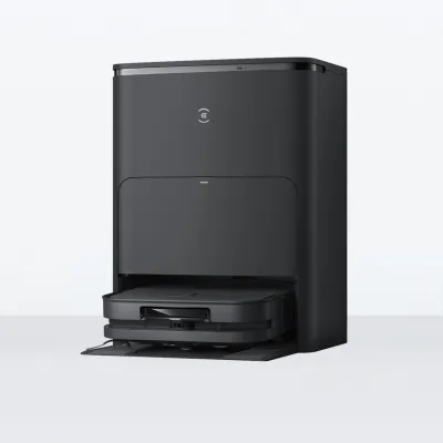 DEEBOT X5 OMNI （ブラック） お掃除ロボット（自動リフトアップ，12,800Paの吸引力，温水モップ洗浄 ）