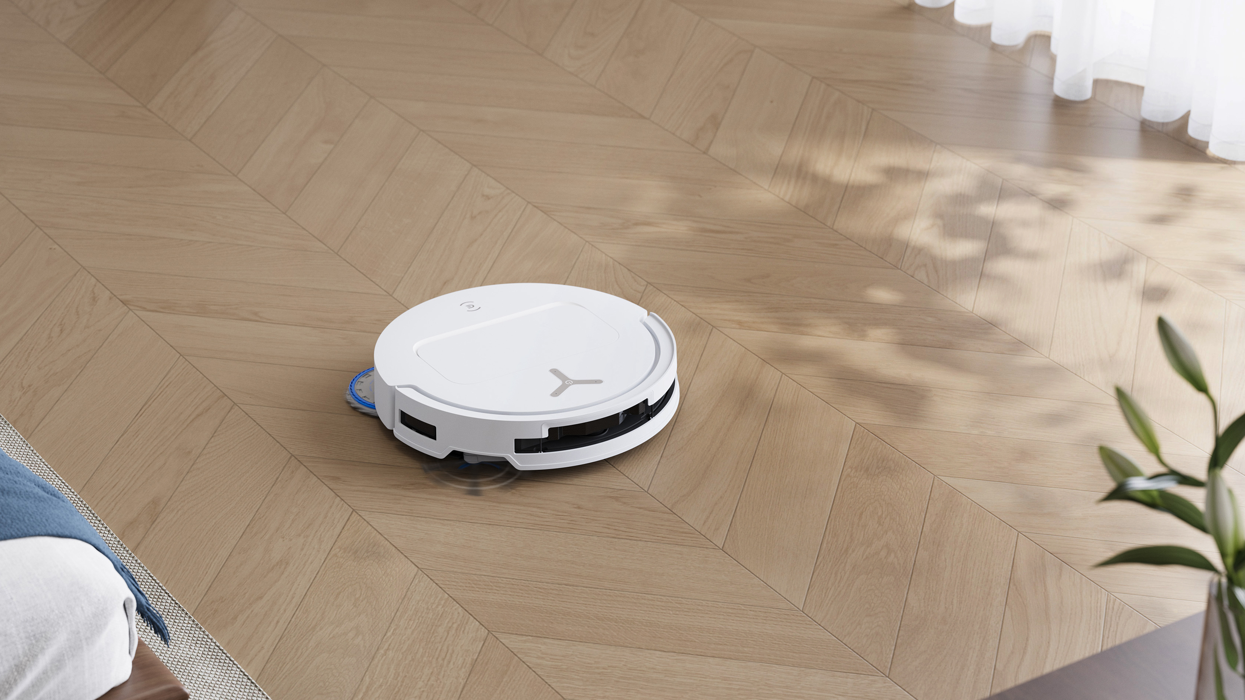 DEEBOT T50 OMNI ロボット 掃除機（超薄型、吸引力15,000Pa、毛絡ま