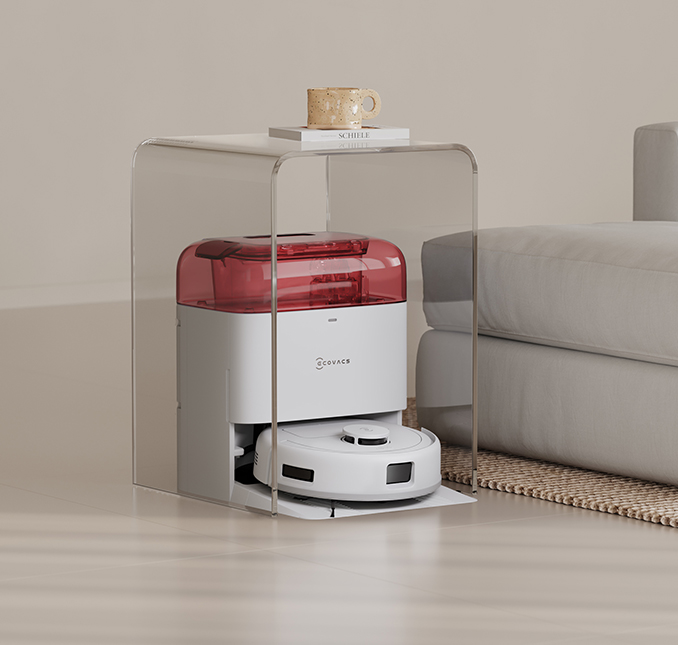 DEEBOT mini(ブロッサムピンク)お掃除ロボット（超小型，吸引力8000Pa