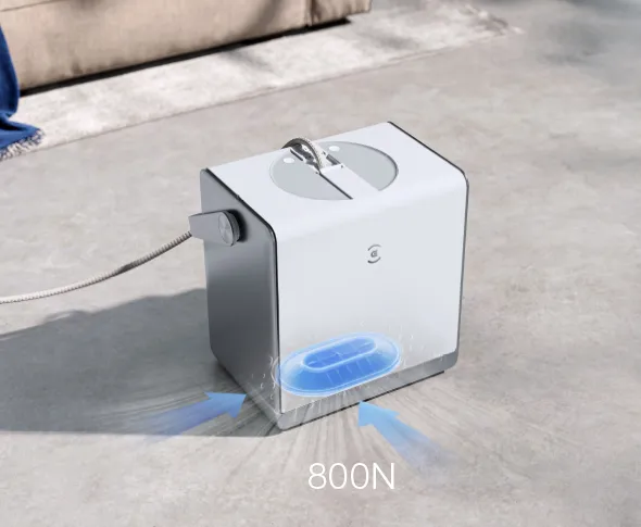 800Nの吸着力で床面をホールド 800Nの吸着力で床面をホールド