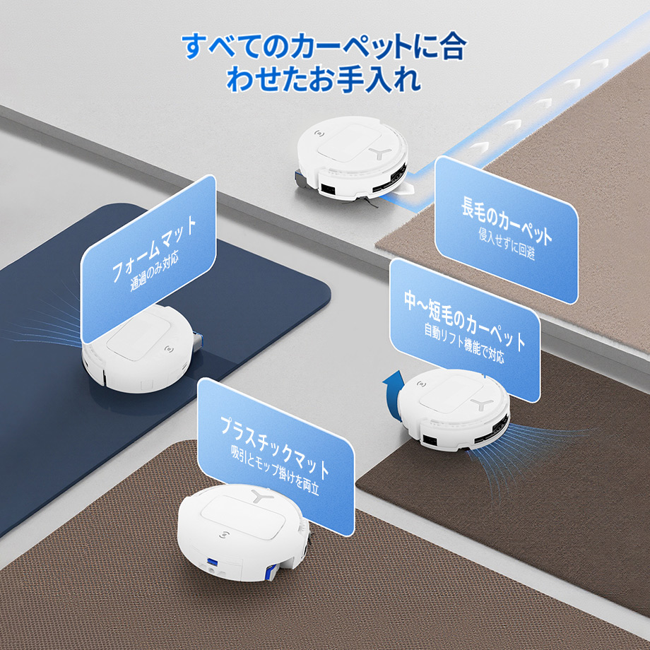 DEEBOT T80 OMNI ロボット 掃除機（吸引力18000Pa,AI障害物回避