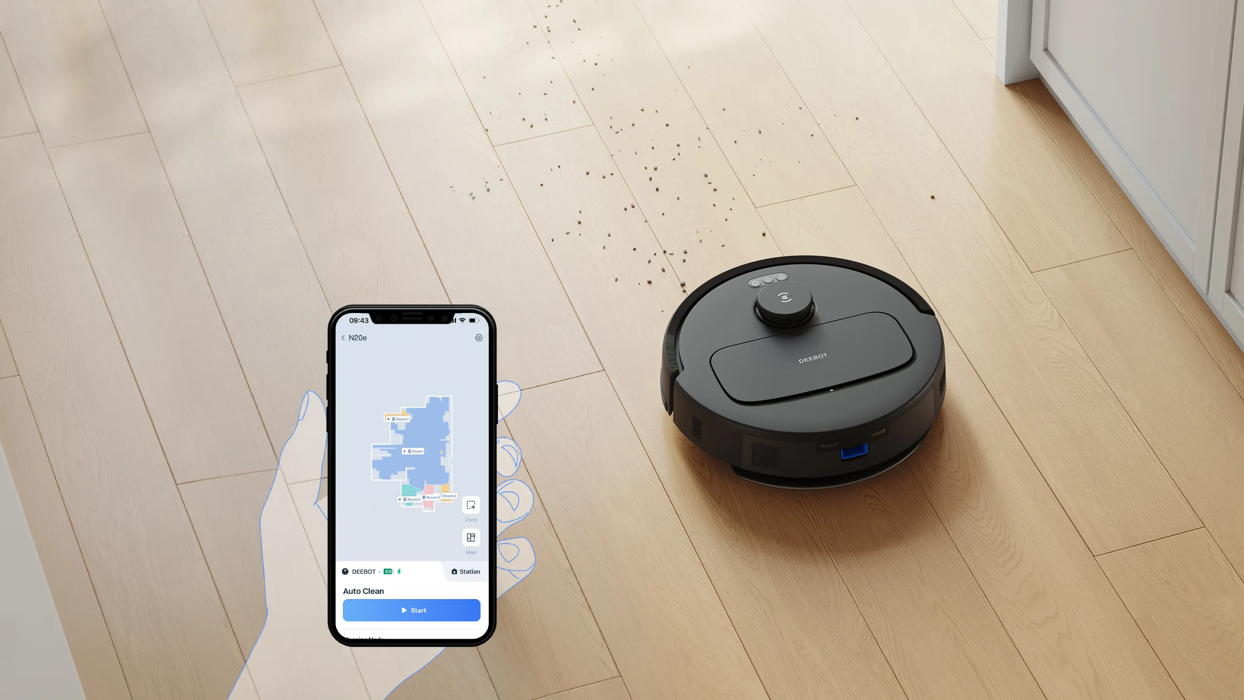 ユーザーフレンドリーなデザインで直感的な清掃