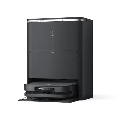 DEEBOT X5 PRO OMNI (ブラック) お掃除ロボット（自動リフトアップ，12,800Paの吸引力，温水モップ洗浄 ）