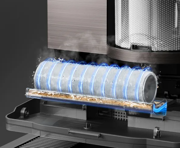 75℃熱水浸せい洗浄で、頑固な汚れを浮かせて落とす 75℃熱水浸せい洗浄で、頑固な汚れを浮かせて落とす