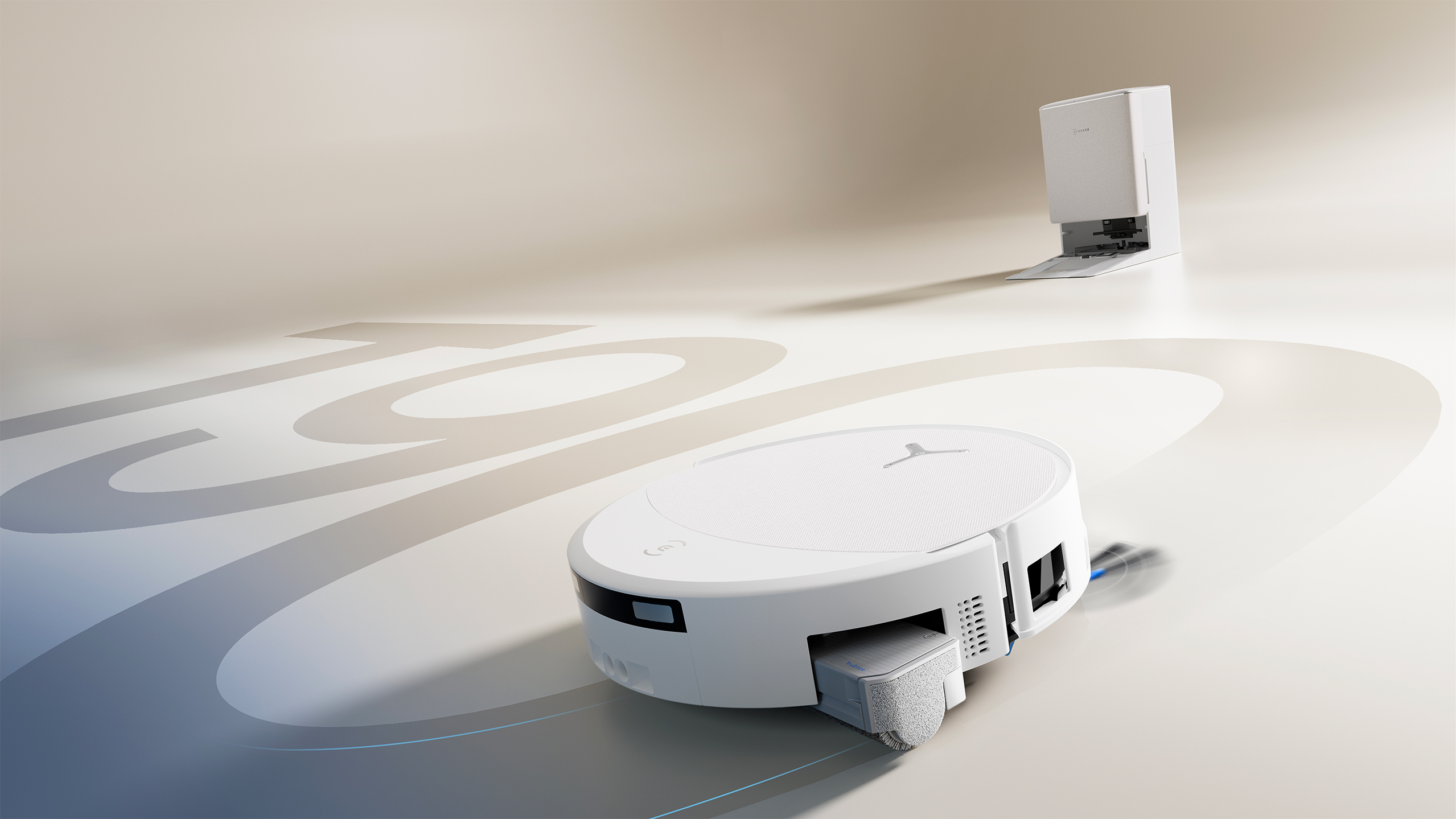 DEEBOT T90 OMNI ロボット 掃除機（超薄型、吸引力30,000Pa