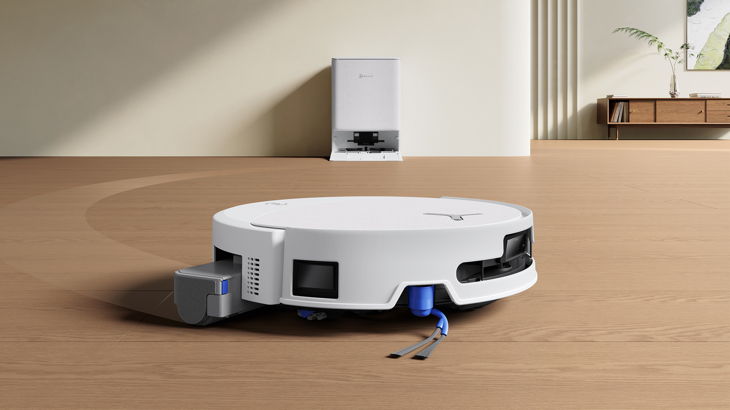 DEEBOT T90 OMNI ロボット 掃除機（超薄型、吸引力30,000Pa