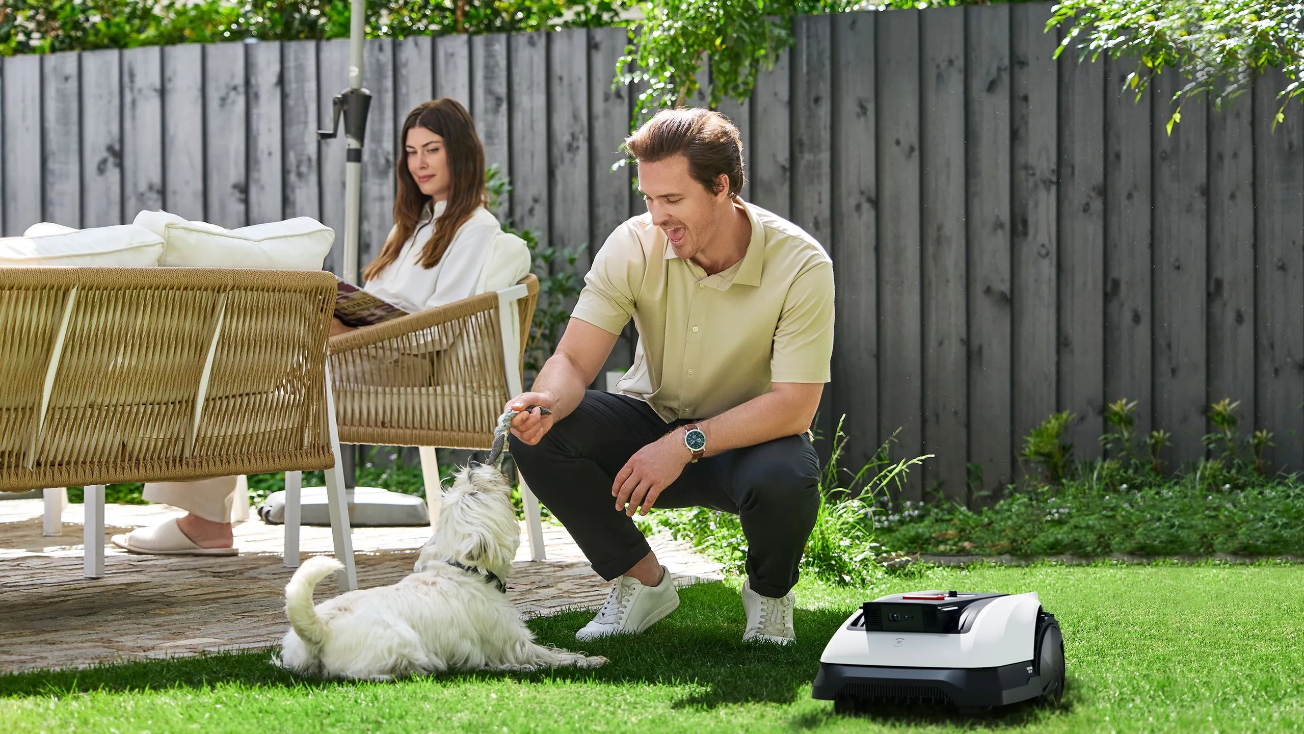 De GOAT O-serie is ideaal voor tuinen van normaal formaat met complexe indelingen. 