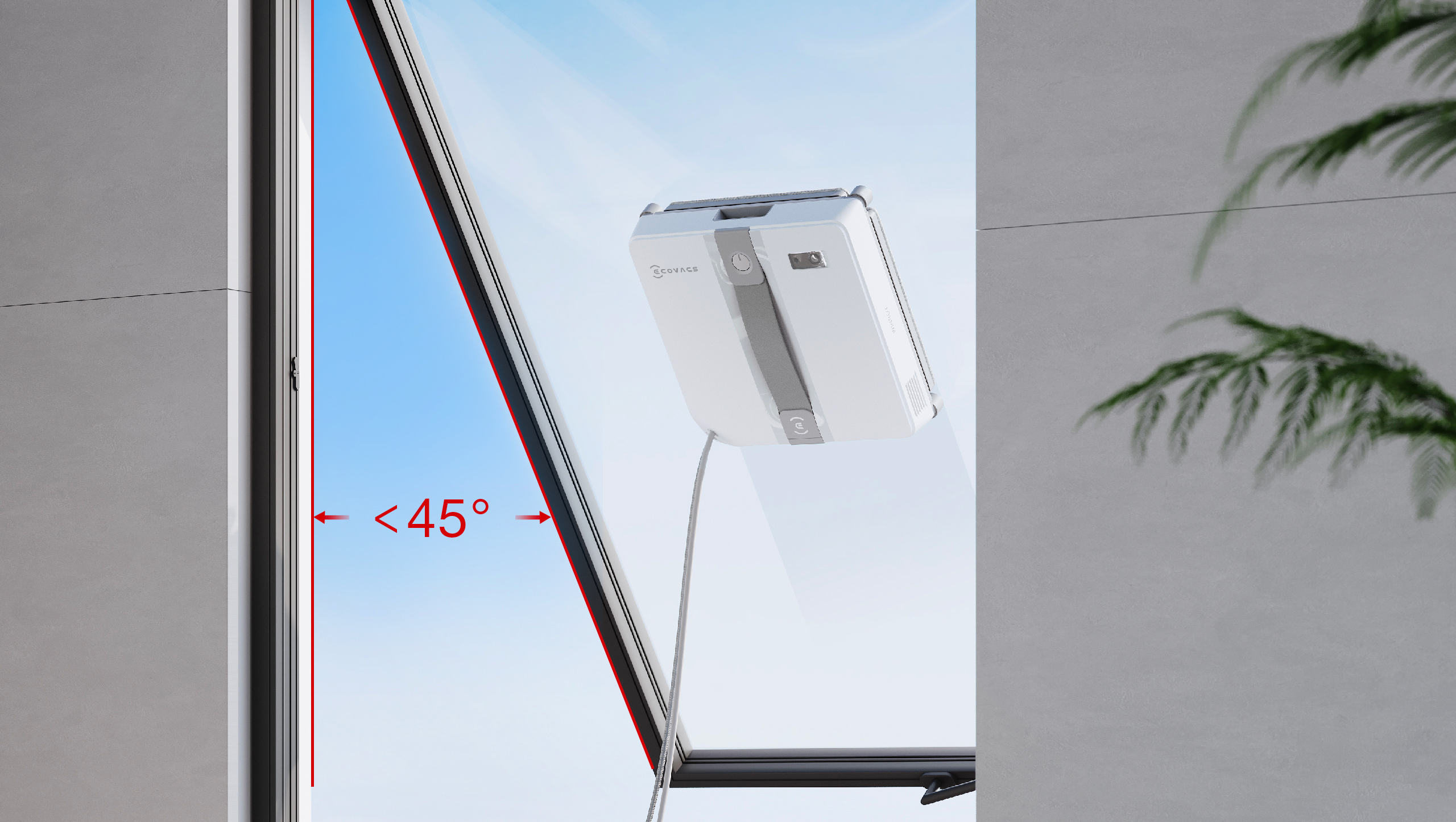 WINBOT MINI Grijs - ECOVACS NL