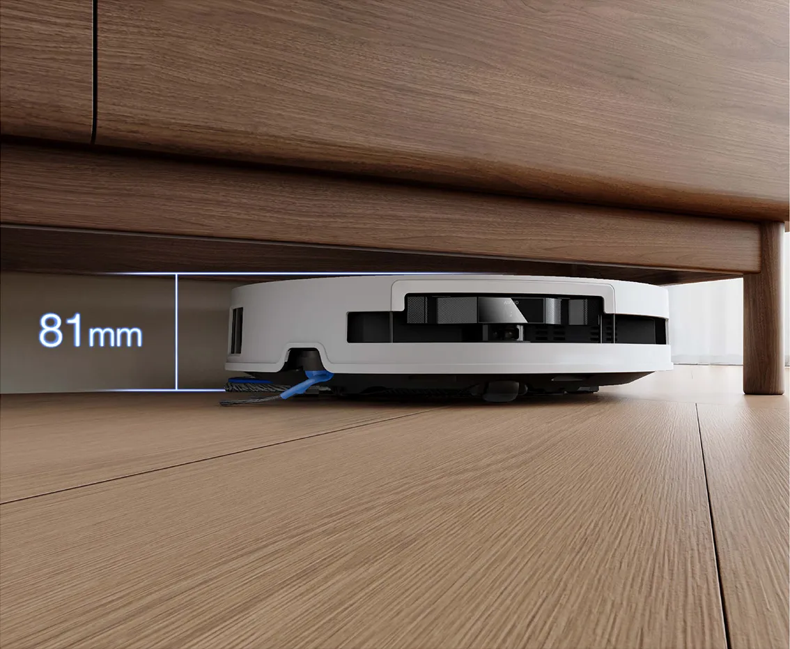 DEEBOT T50-serie heeft een ultradun ontwerp van 81 mm