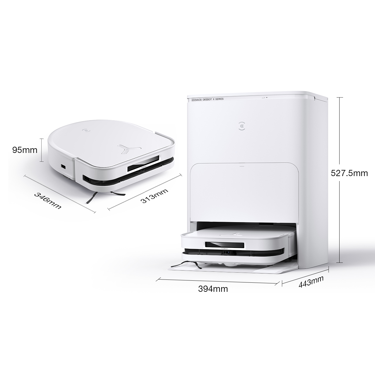 DEEBOT X5 OMNI HVIT - ECOVACS NO