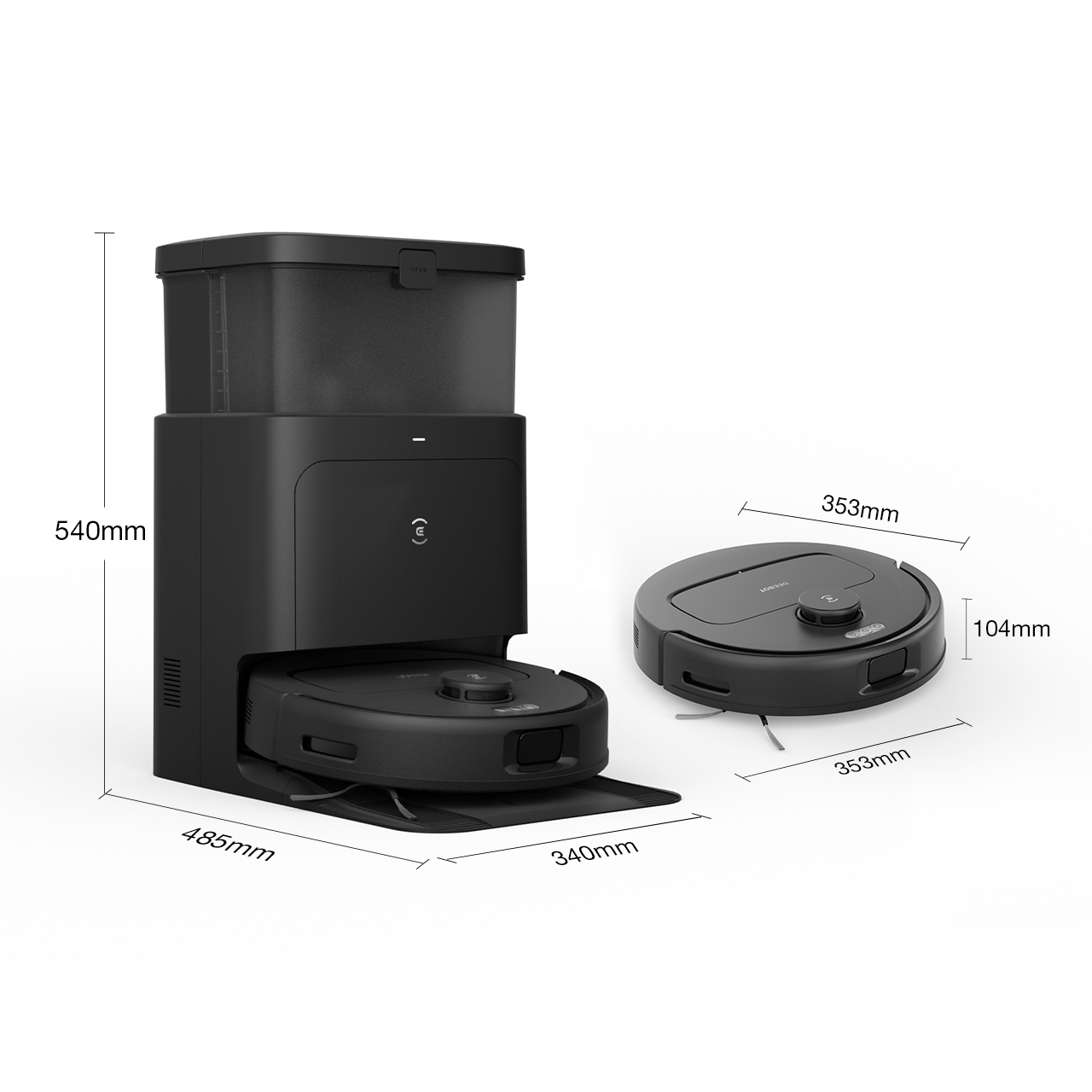 DEEBOT N30 PRO OMNI Svart - ECOVACS SE