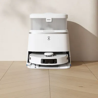 DEEBOT T30 PRO OMNI White White Vacuum & Mop (11000Pa Suction, TrueDetect 3D 3.0 & Anti-Tangling Design)